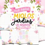 Pack 20 Miolos Caderno A5 | Jardins