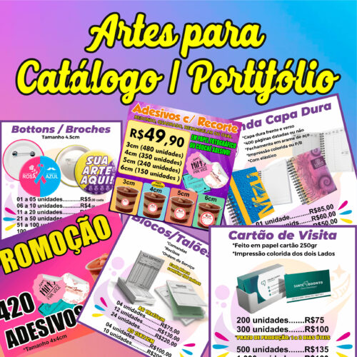 Catálogo de Produtos em Corel Draw