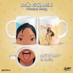 Arte Caneca Bocão Princesas - Imagem 14