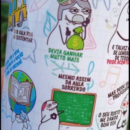 Arte Caneca Professor