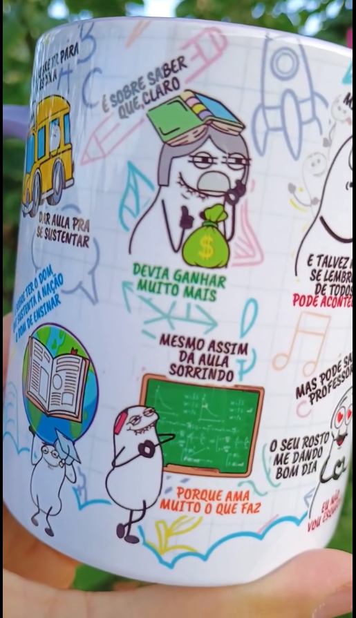 Sem título Arte Caneca Professor - Imagem 1