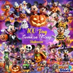 Kit Digital Turma do Mickey Halloween e Fundos Exclusivos Vol.1