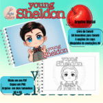 Livro de Colorir Young Sheldon