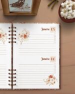 Arquivo Combo 4 Agendas 2026 e Permanente Coleção Floral Boho - Imagem 9