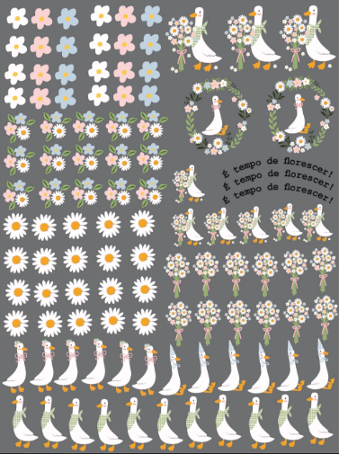 arteprimavera2025 Arquivo Digital DTF UV Primavera 2025 ( Tamanho A4) - Imagem 1