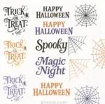 Coleção Halloween – ilustrações e papéis digitais - Imagem 7