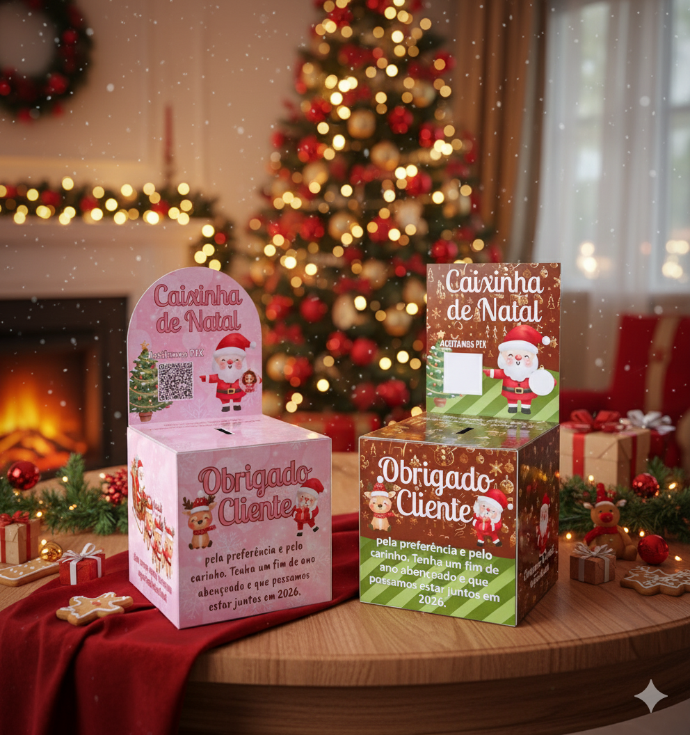 fotos caixinha de natal (2) Arquivo digital Caixinha Quadrada de Natal - Imagem 3