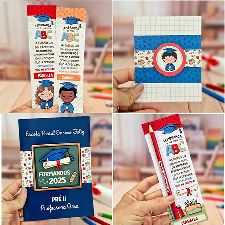 Kit Completo Arquivos de imagem para personalizar - Formatura ABC 2025