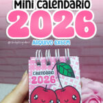 Arquivo Digital - Mini calendário 2026