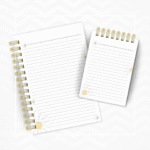 Caderno Pautado A5 + Bloquinho A6 – Corações Guardam Segredos - Imagem 2