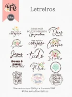 Tempo de Fé - Combo Ilustrações e Papéis - Imagem 3