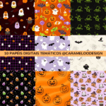 Kit Digital – Halloween das Capivaras - Imagem 2
