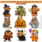 Kit Digital – Halloween das Capivaras - Imagem 4