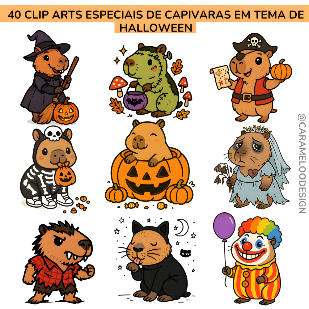 previewcapiva-3 Kit Digital – Halloween das Capivaras - Imagem 4
