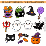 Kit Digital – Halloween das Capivaras - Imagem 3