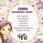 Tempo de Fé - Combo Ilustrações e Papéis