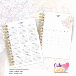 Coleção Sunny Blossom- Planner A5- Datado e Permanente - Imagem 6