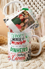 Arte Caneca Natal - FÉ