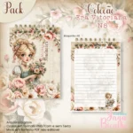 Caderno Pautado A5+Bloquinho A6 Coleção Era Vitoriana N5 - Imagem 2