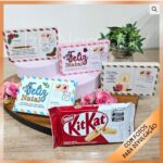 4 caixinhas para kit kat – Natal