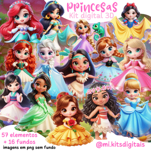 KIT DIGITAL Princesas