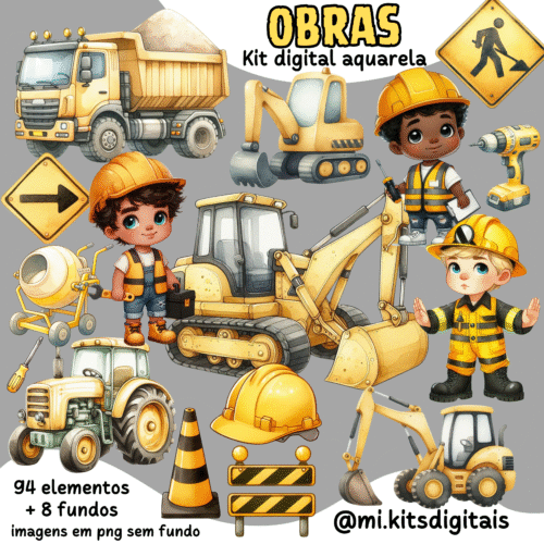 KIT DIGITAL Obras Aquarela