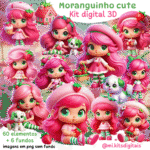 KIT DIGITAL Moranguinho Cute