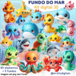 KIT DIGITAL Fundo do mar
