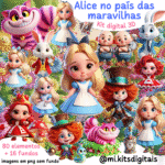 KIT DIGITAL Alice no país das maravilhas