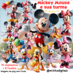 KIT DIGITAL Mickey Mouse e sua Turma