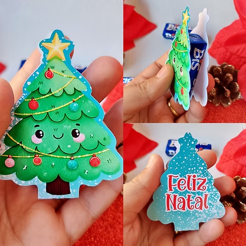 Porta Bis Árvore De Natal - Versão Para Máquina De Corte