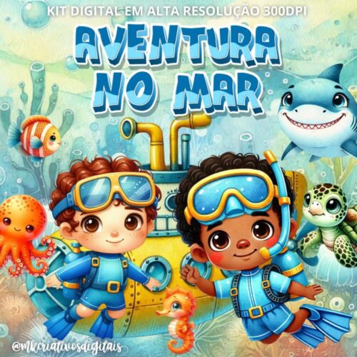KIT DIGITAL AVENTURA NO MAR