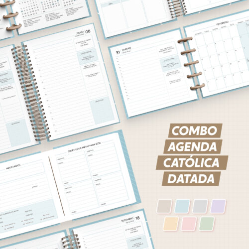 Agenda Católica 2026 | Datada – A5 e Mini