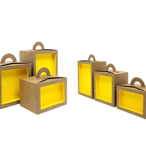 ARQUIVO DE CORTE Caixas Retangulares com Visor