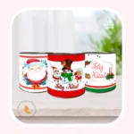 Arte digital para rótulo de tubo lata – Natal 01