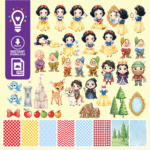 KIT DIGITAL BRANCA DE NEVE CUTE
