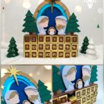 ARQUIVO DE CORTE CALENDÁRIO ADVENTO MENINO JESUS