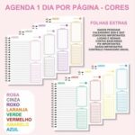 Arquivo Agenda 2026 - 1 Dia Por Página - Cores