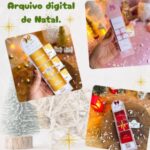 Arquivo digital cards para chocolate - Natal