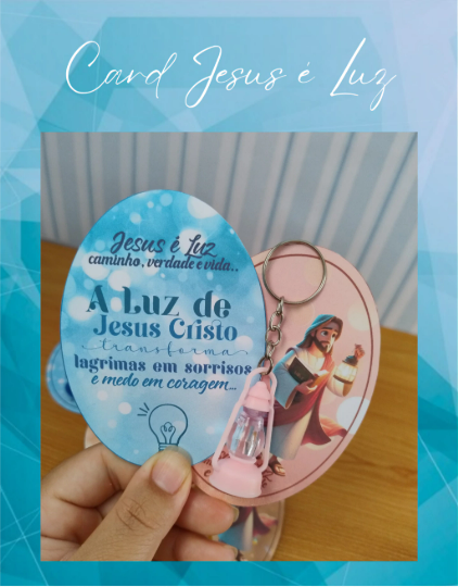 Cartão Jesus é Luz Cartão Jesus é Luz - Imagem 1