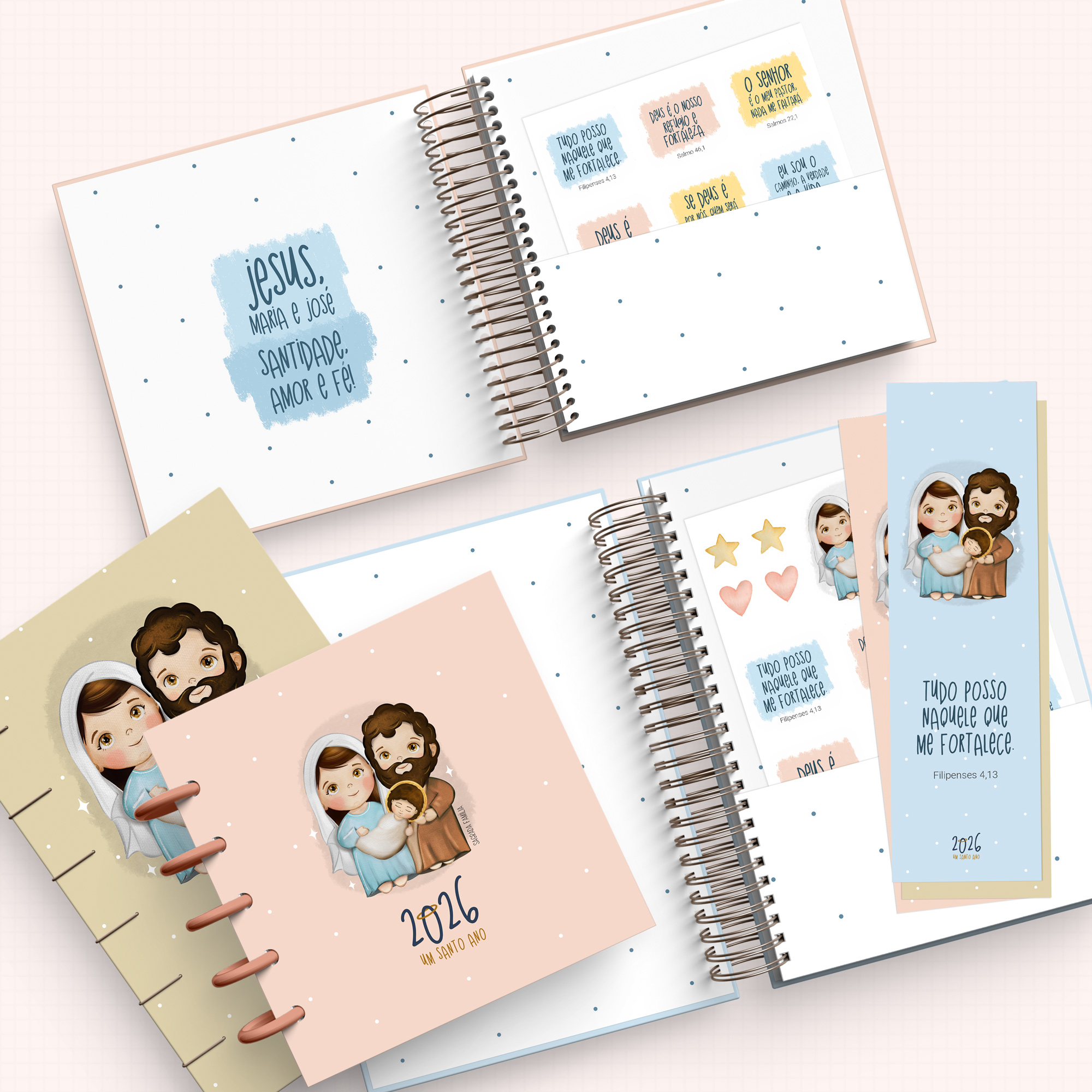 Coleção de Capas Sagrada Família 2026 Santa Ideia Coleção de Capas Sagrada Família 2026 - Imagem 1