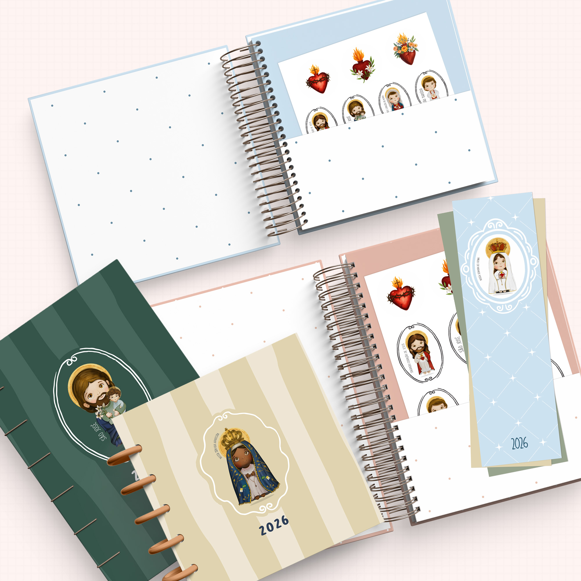 Coleção de Capas Santinhos 2026 Santa Ideia Coleção de Capas Santinhos 2026 - Imagem 1