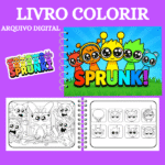 LIVRO COLORIR SPRUNKI – Arquivo digital - Imagem 3