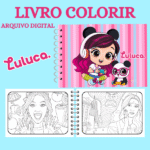 LIVRO COLORIR LULUCA – Arquivo digital - Imagem 3