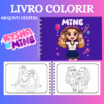 LIVRO COLORIR KYSHA E MINE – Arquivo digital - Imagem 3