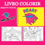 LIVRO COLORIR MR BEAST – Arquivo digital - Imagem 3