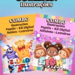 Escolar 2026 - Combão Ilustrações Menina e Menino