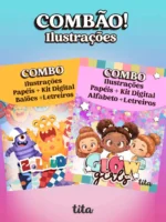 Escolar 2026 - Combão Ilustrações Menina e Menino