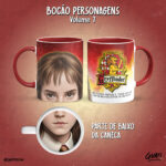 Arte Caneca Bocão Personagens Vol.7