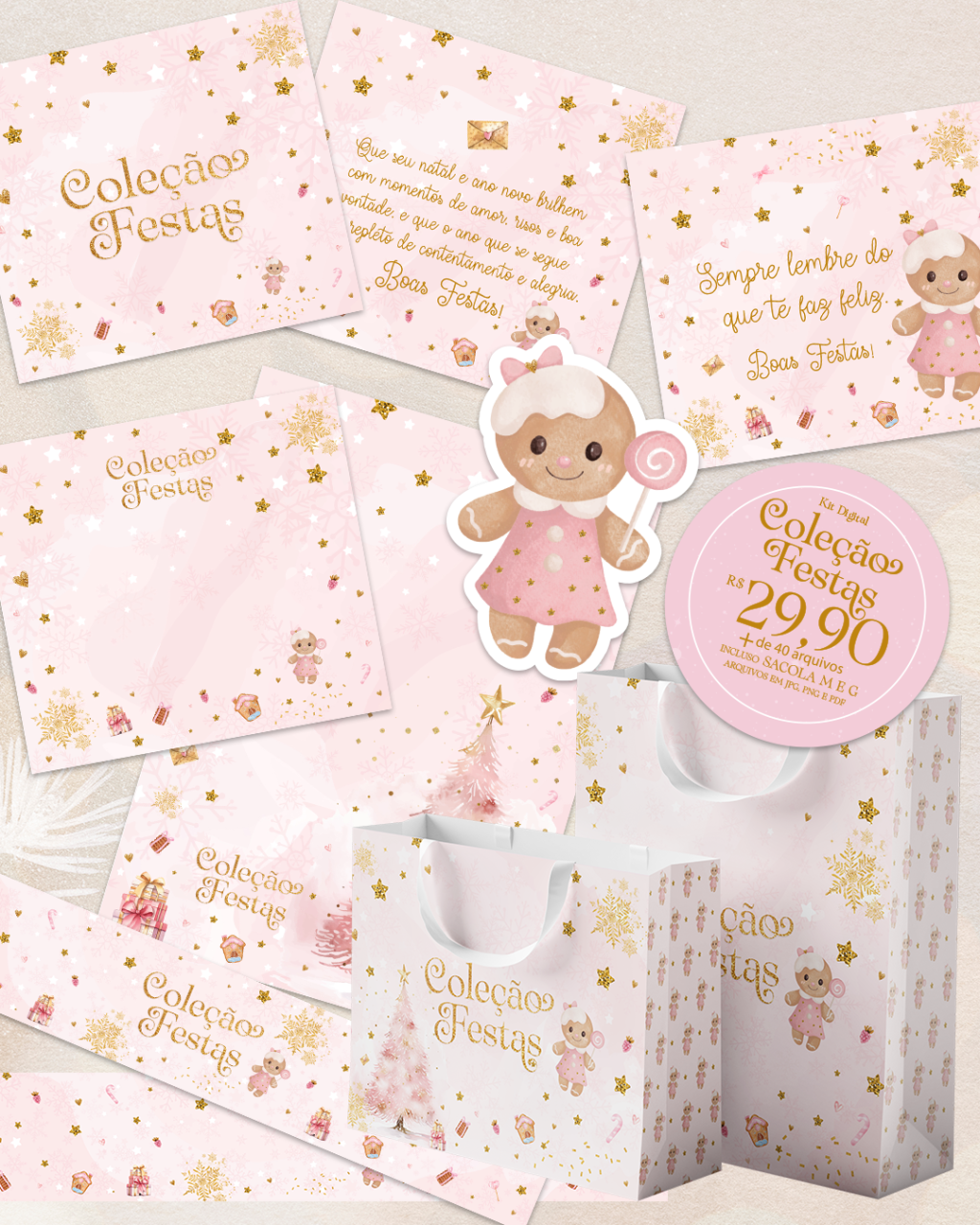 Kit Digital Coleção Festas 2024-2025 KIT DIGITAL COLEÇÃO FESTAS - Imagem 1
